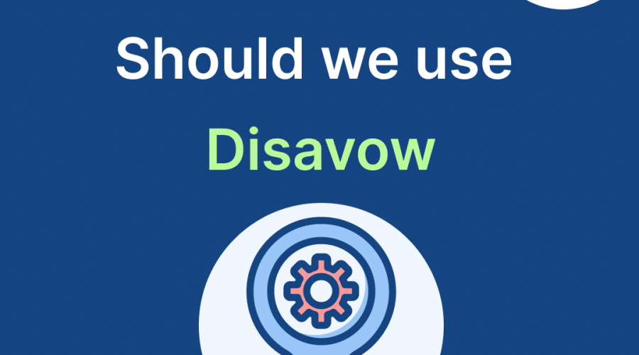 should we use disavow