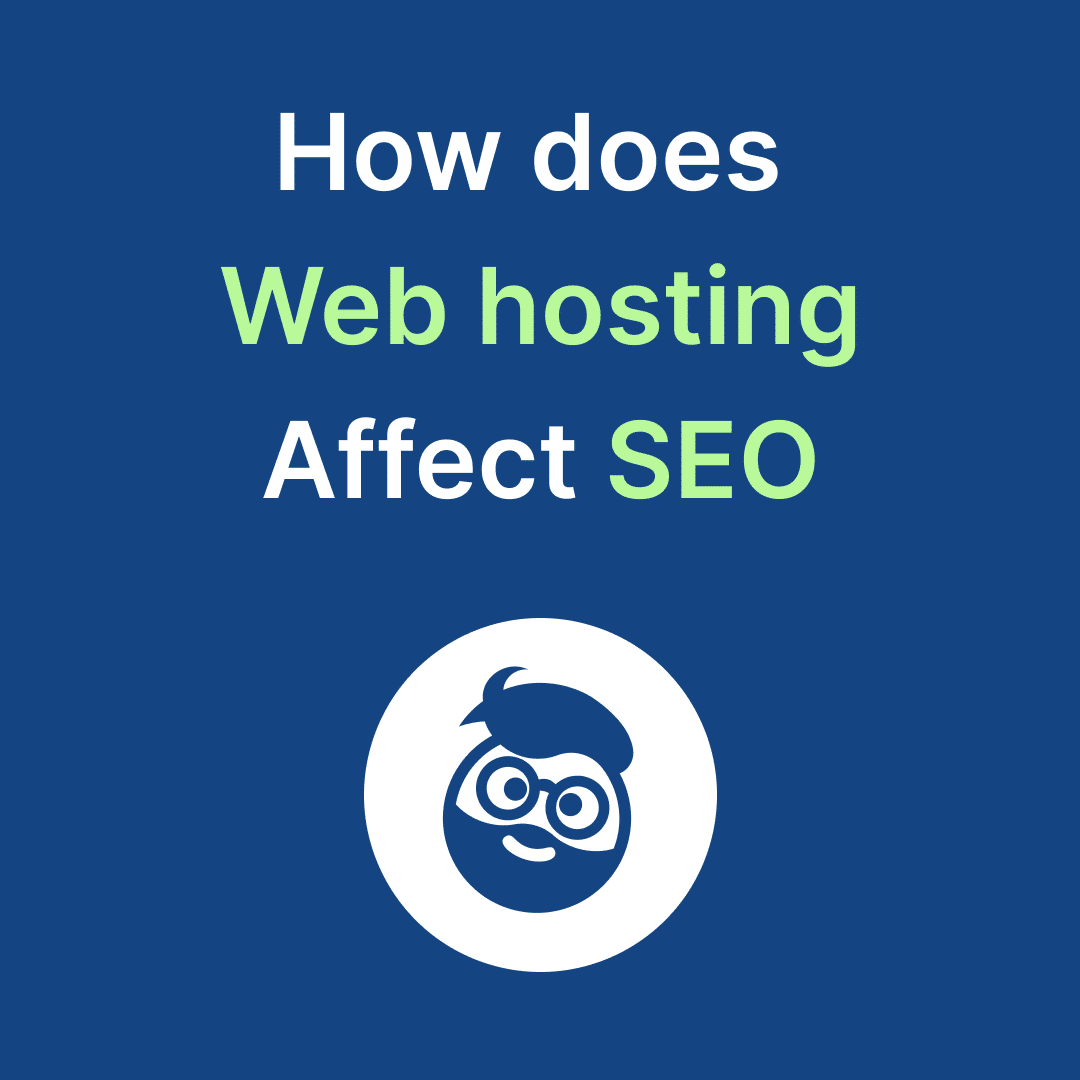 how does webhosting affect seo