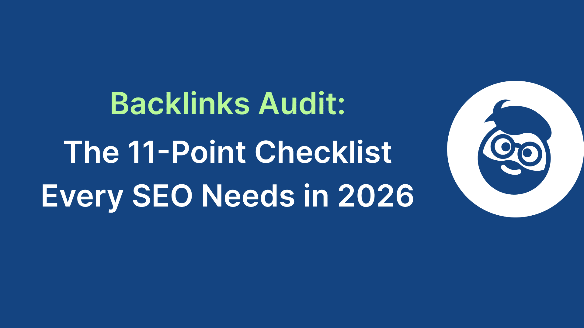 backlink audit