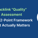 backlink quality assessment