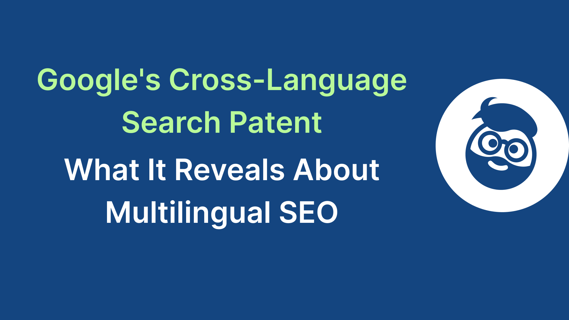 cross language search patent