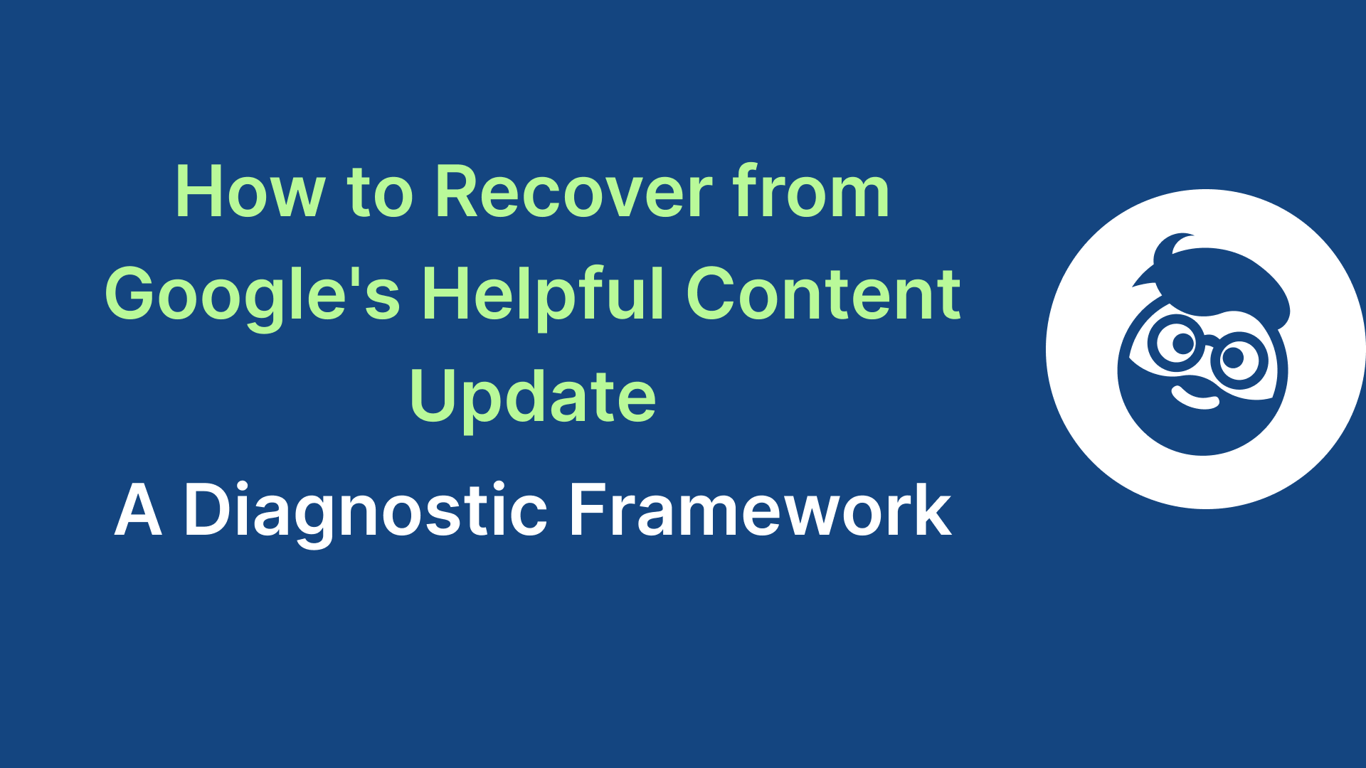 google helpful content update