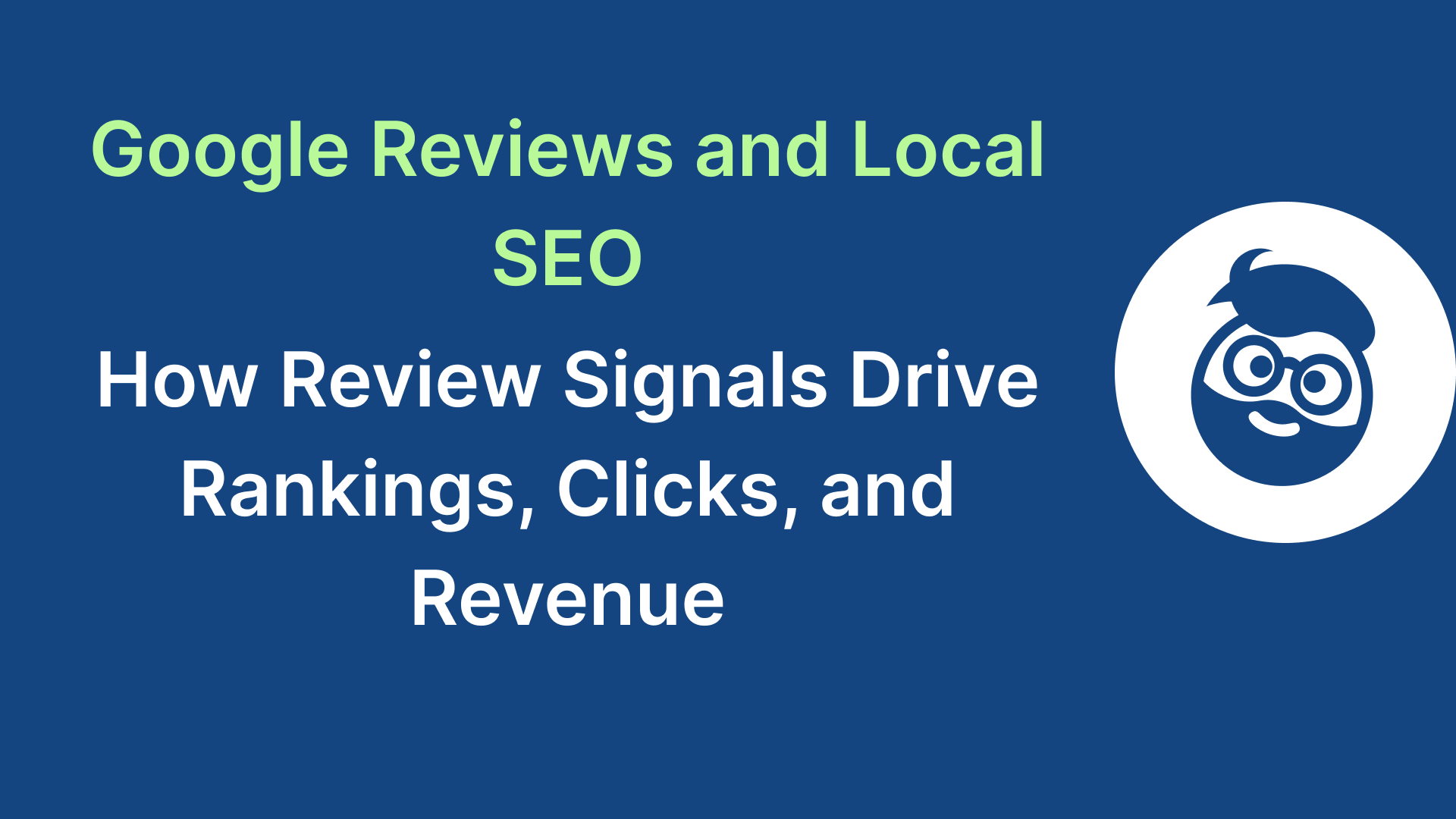 google reviews local seo