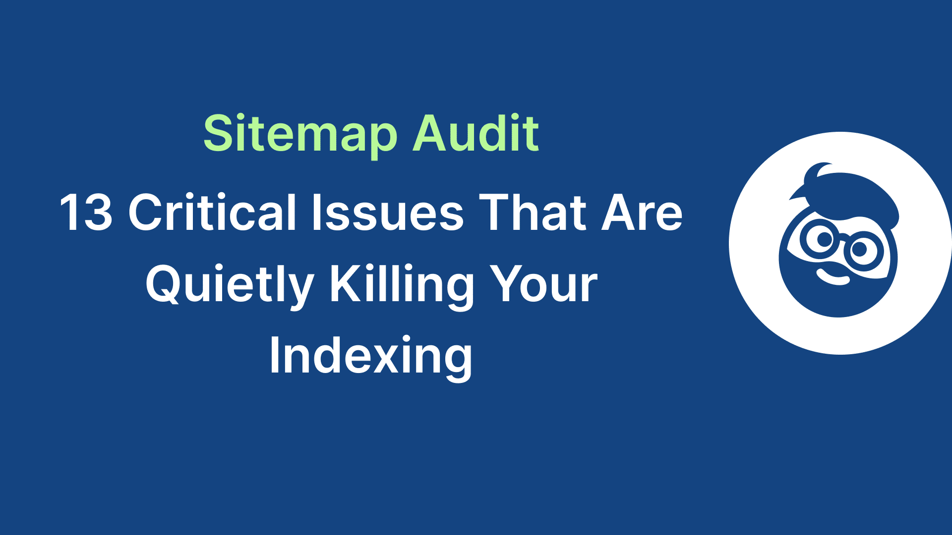 sitemap audit